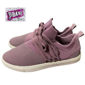 Brash Drea Women's Mauve Lace Around Slip-on Sneakers 8.5